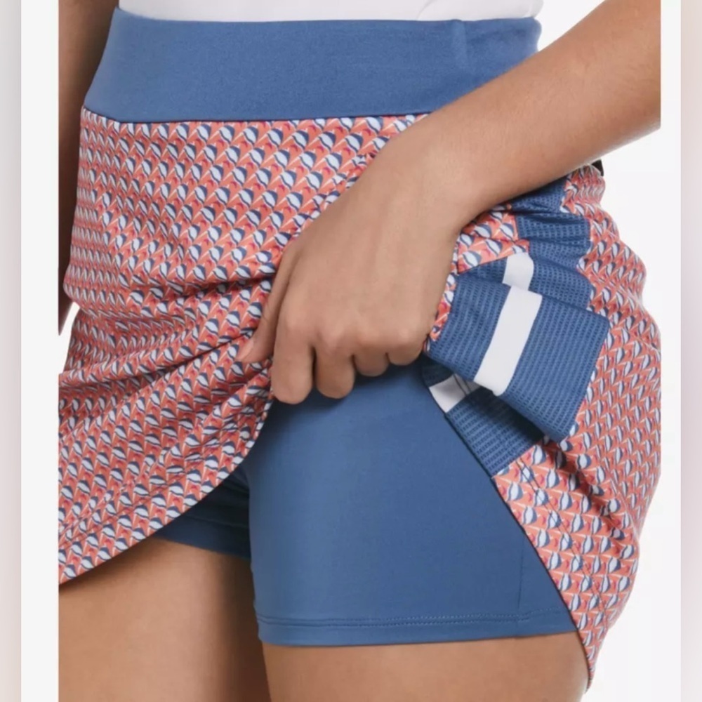 PGA TOUR Womens Midi A-Line Skirt Sz L